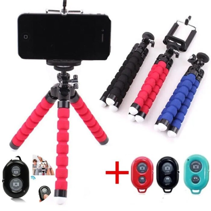 Mobile Phone Holder Flexible Octopus Tripod