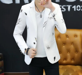 Men's Casual Slim Suit