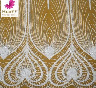 African Beaded Lace Fabric