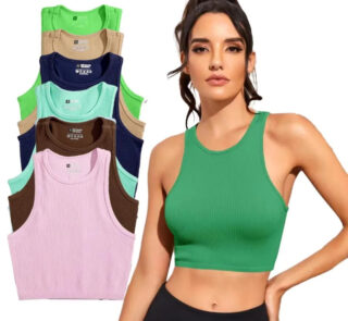 Women Sleeveless T-shirt Tank Top