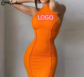 Women Casual Sleeveless Bodycon Dress