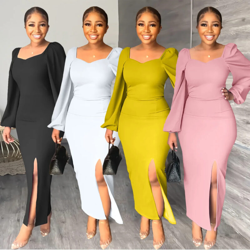 Ladies Backless Long Dress