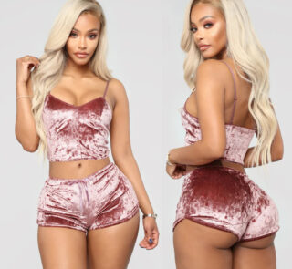 Ladies Lingerie Nightwear Pajama Set