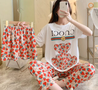 Short Sleeve Casual Home Sleepwear
