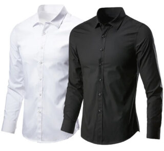 Men's White Suit Shirt