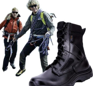 Black Security Combat Boots