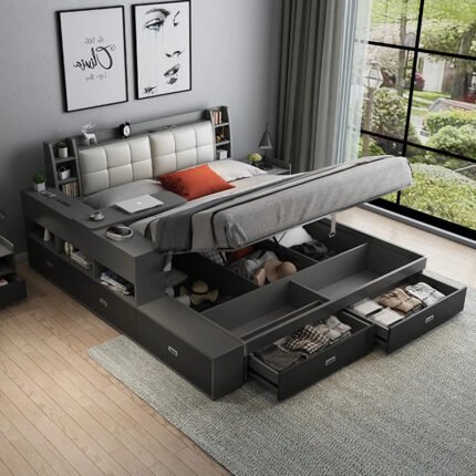 Bed Plus Mattress Luxury Furniture